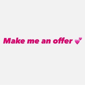 Hi! I’ll happily consider offers.